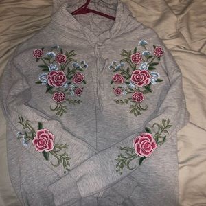 Embroidered sweater